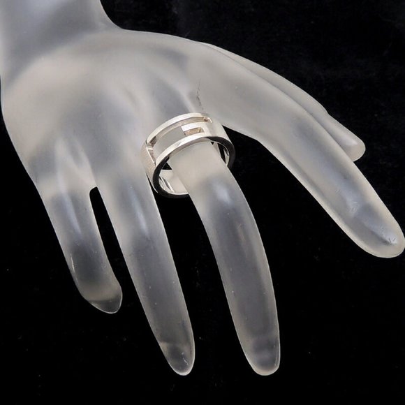 Gucci SV925 G Women's/Men's Ring Silver 925 No. 13